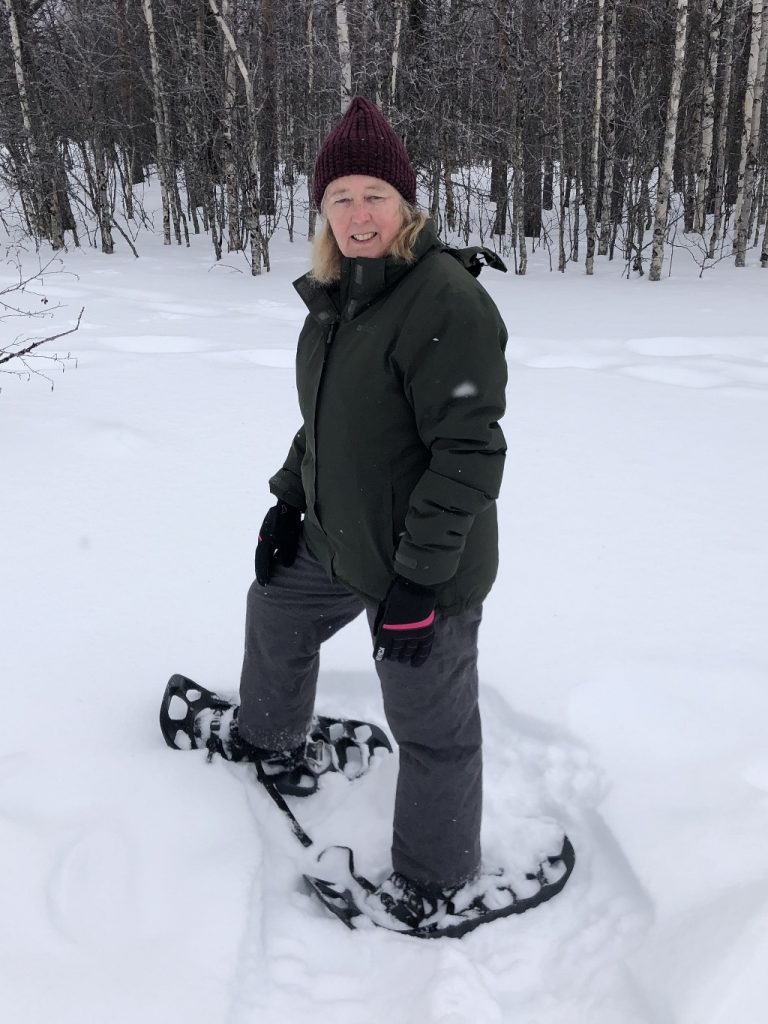 Snow shoeing