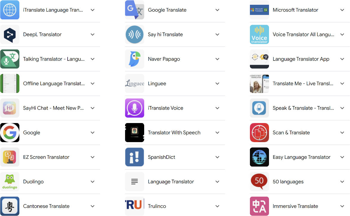Translation Apps