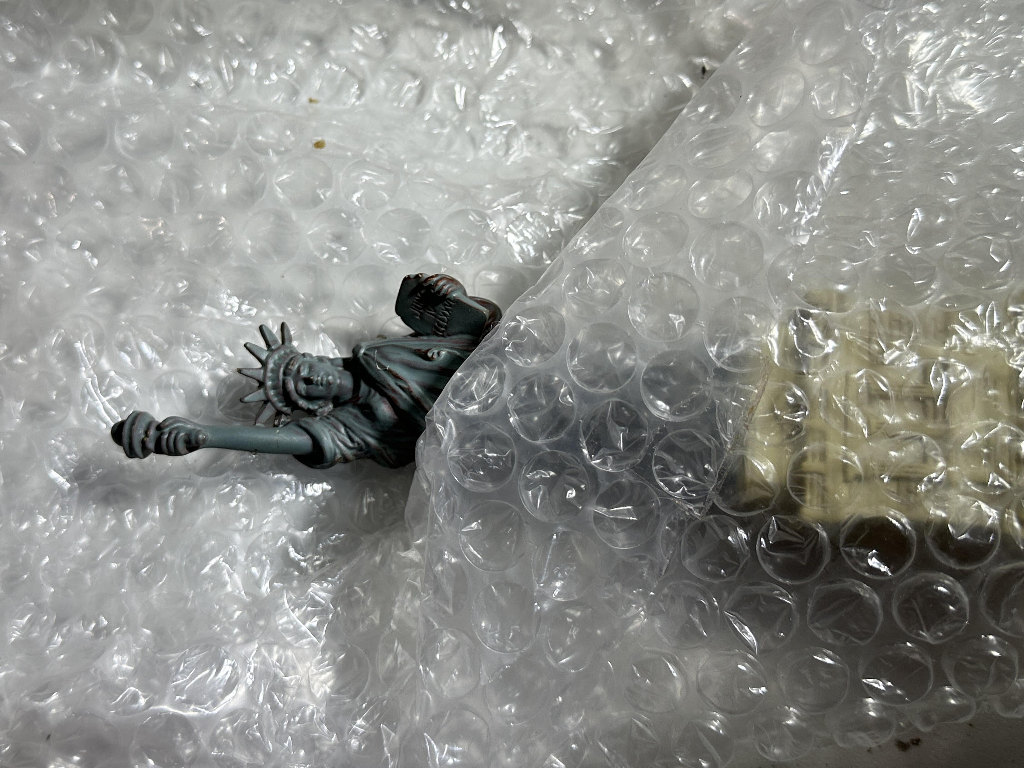 Partly Wrapped Souvenir