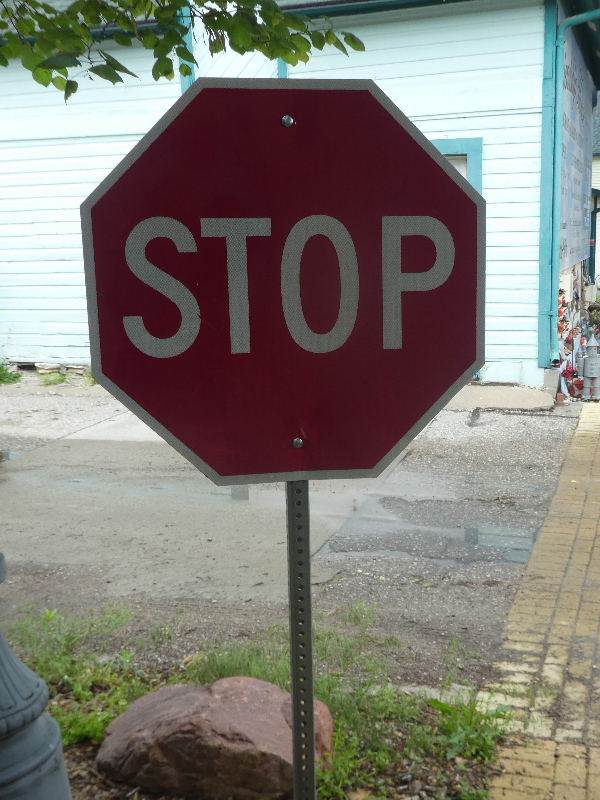 Stop sign