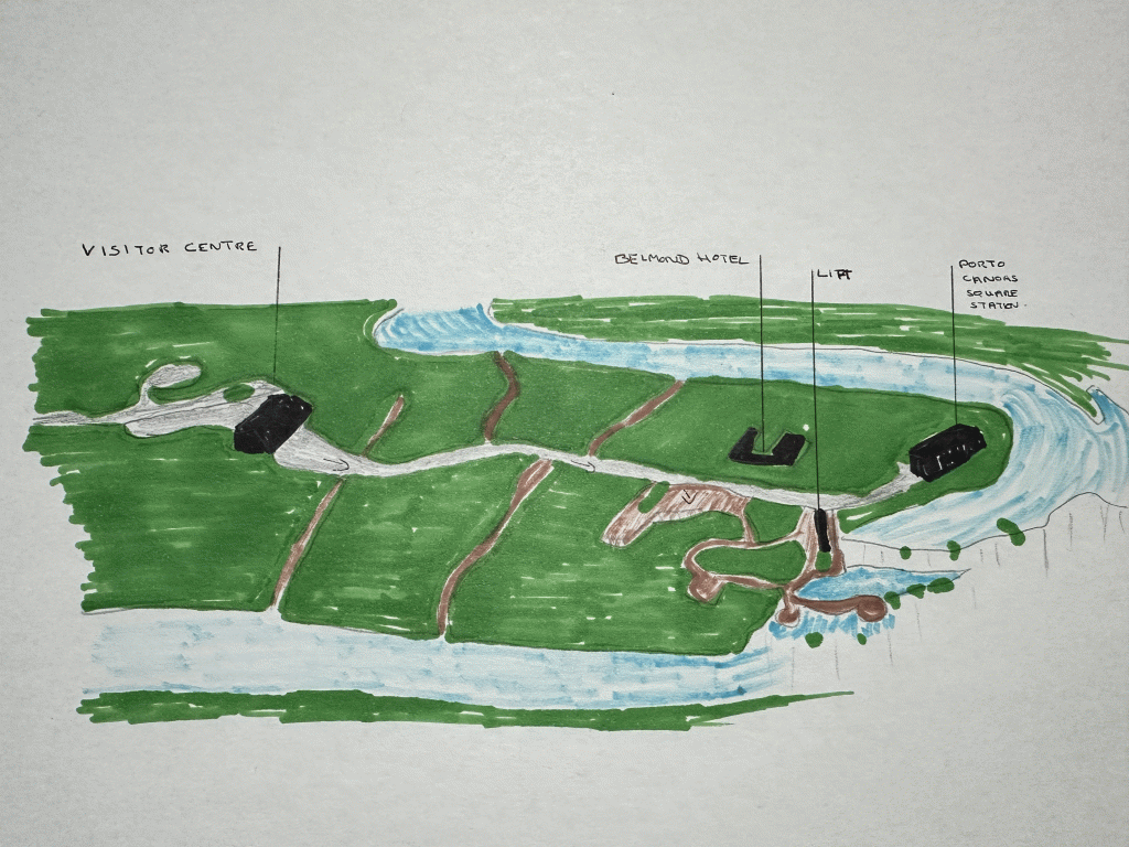 Map of the Brazilian side