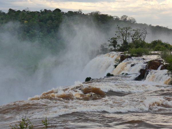 Top of the falls on the Argentinian side