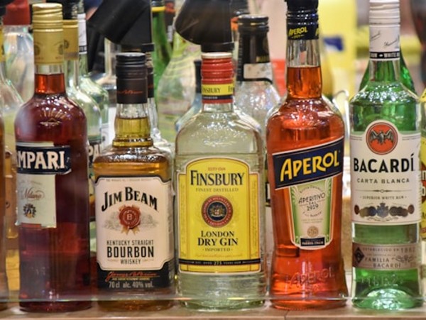 Bottles of Alcohol