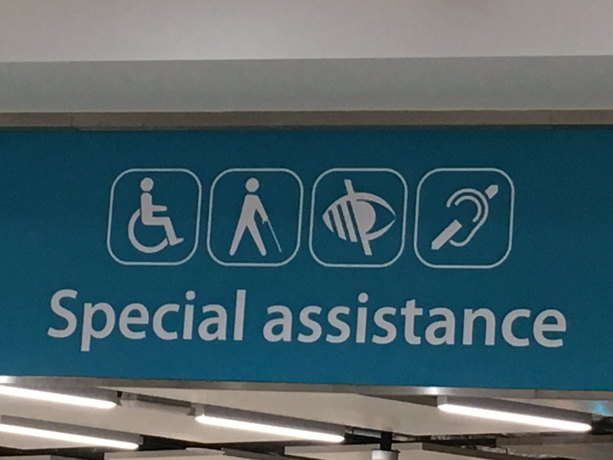 How can special assistance help you at the airport?