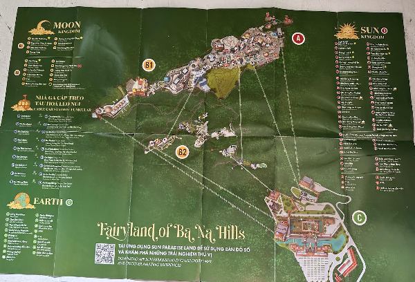 Ba Na Hills Map