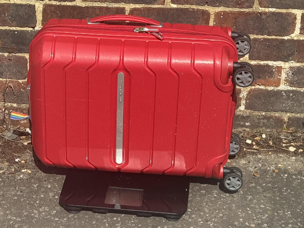Suitcase on Scales